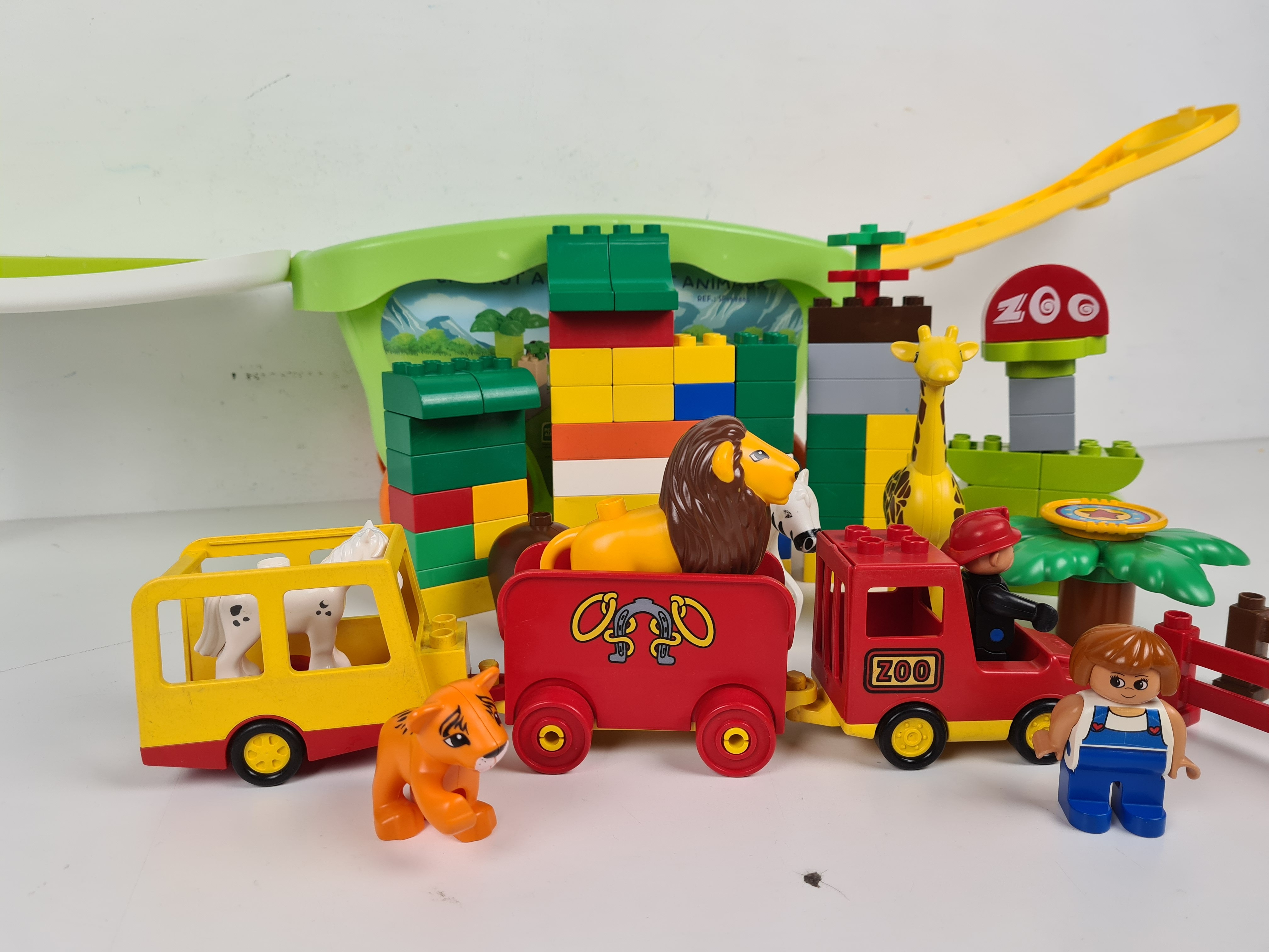 Jeu de construction - Chariot avec blocs et animaux - 3 ans + Bon état - Vue 7 - 